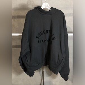 Essentials Fear of God all black hoodie men’s size XL